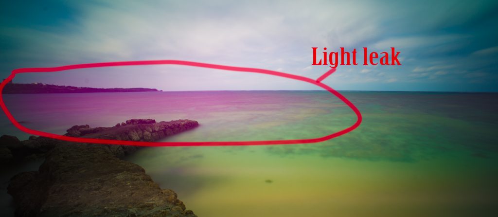 How to avoid light leaks in photos