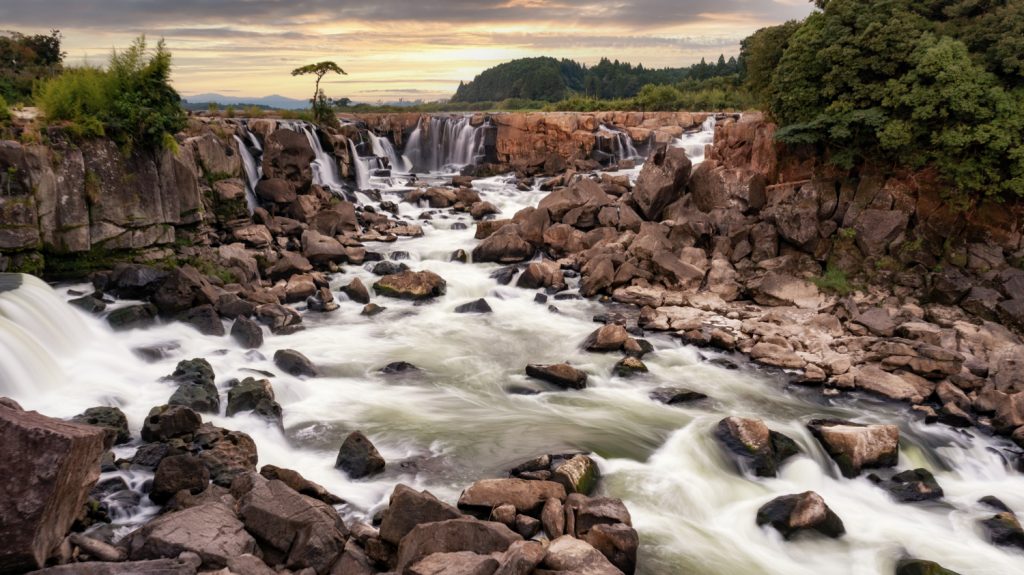  the most beautiful waterfalls in Kyushu Japan