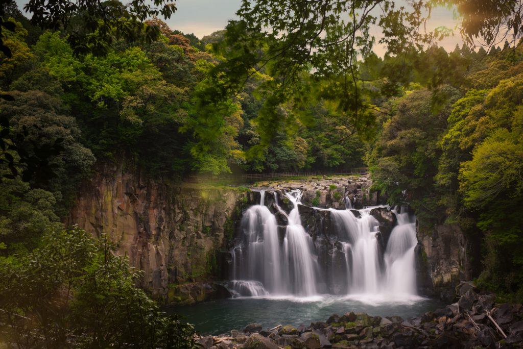  the most beautiful waterfalls in Kyushu Japan